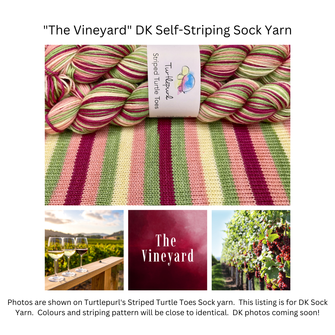 The Vineyard - Merino DK Sock Yarn - Ship by August 7th