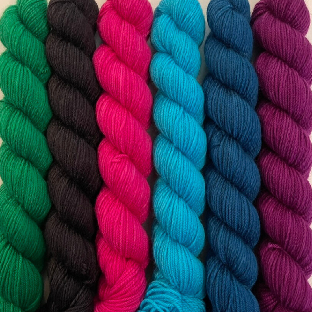 Heel and Toe Skeins Bundle #10 - Merino Sock Yarn
