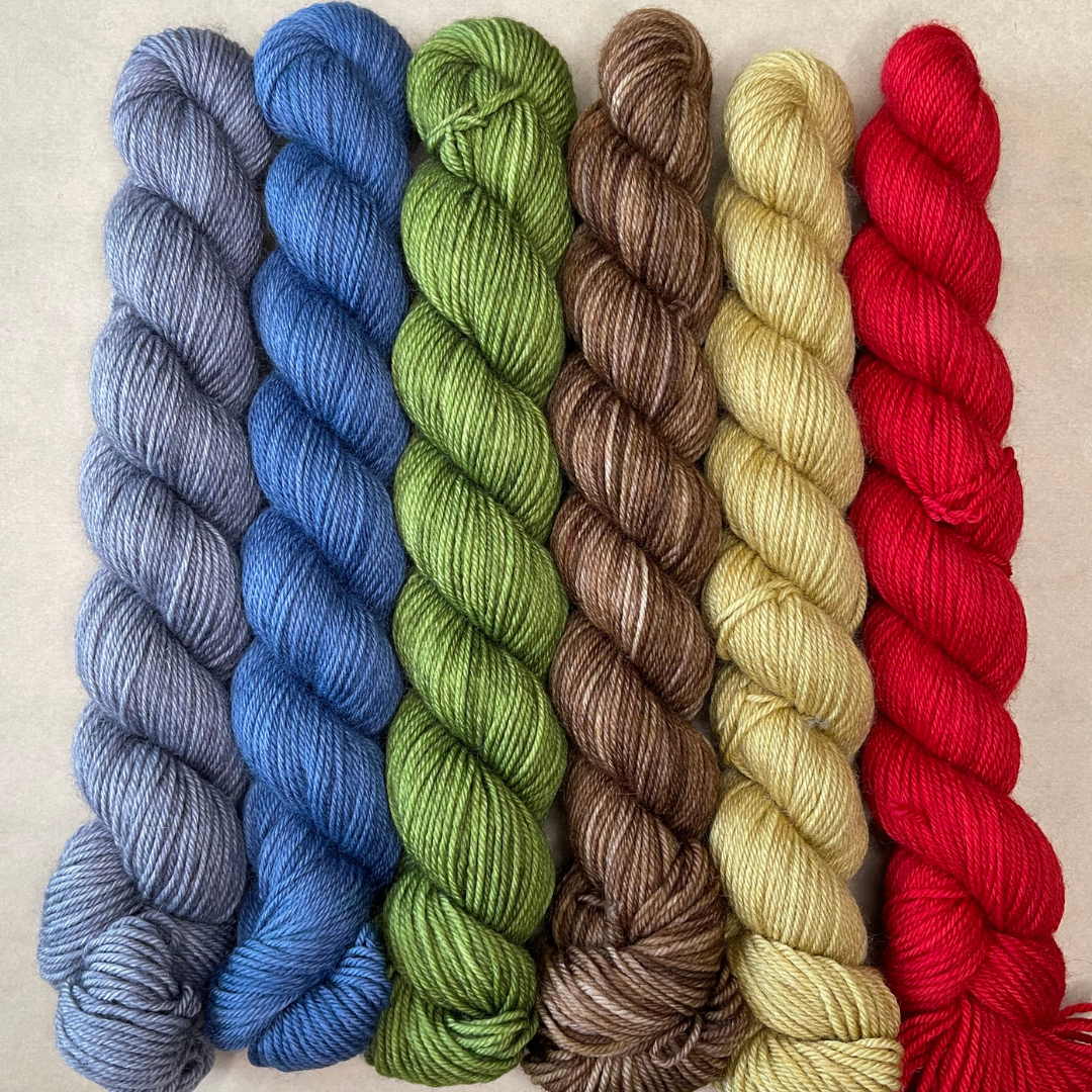 Heel and Toe Skeins Bundle #12 - Merino Sock Yarn