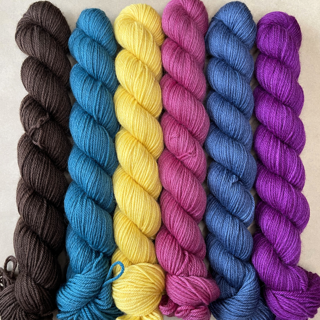 Heel and Toe Skeins Bundle #15 - Merino Sock Yarn