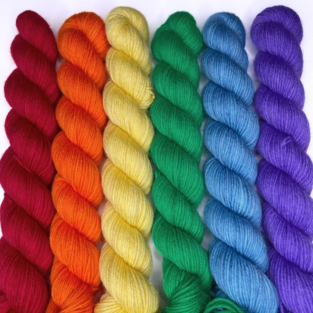 Heel and Toe Skeins Bundle #16 - Merino Sock Yarn