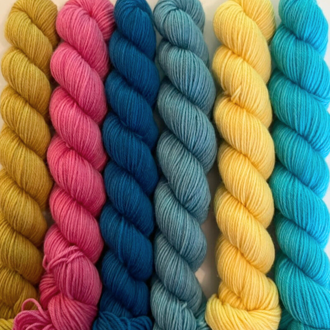 Heel and Toe Skeins Bundle #16 - Merino Sock Yarn