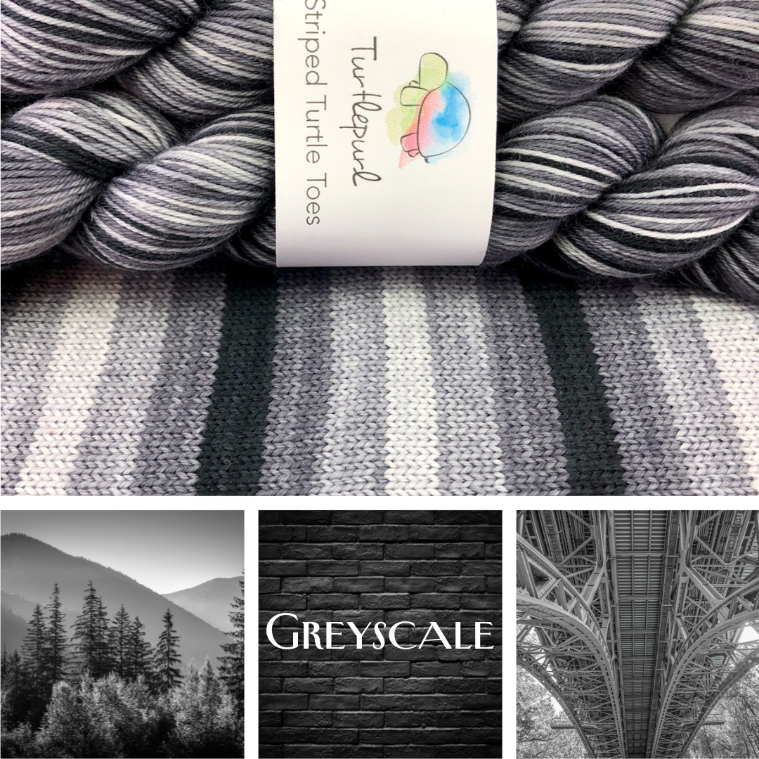Greyscale - Merino Sock Yarn