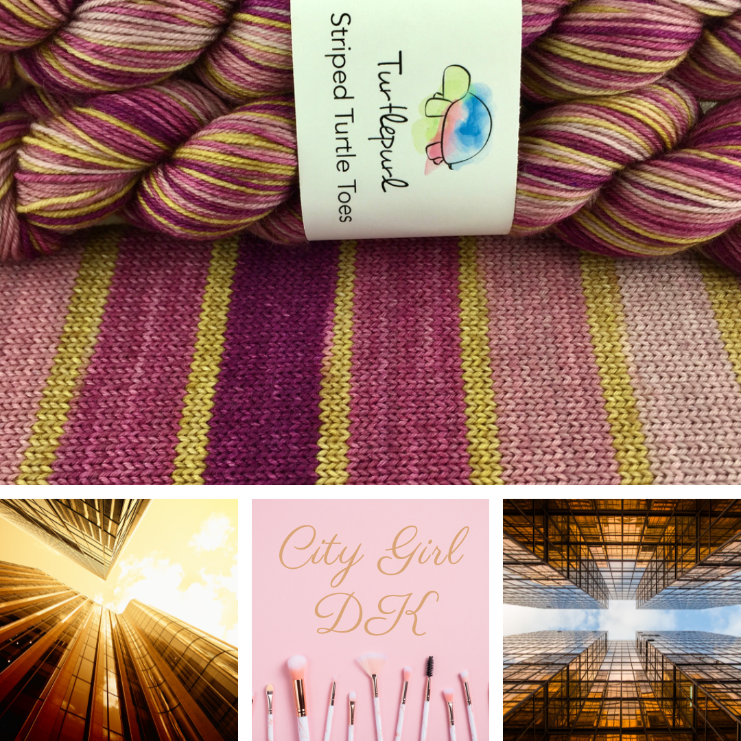 City Girl - Merino DK Sock Yarn - SHORT SKEIN