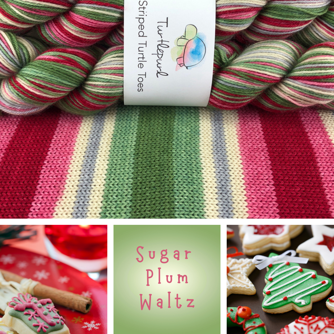 Sugar Plum Waltz - Merino Sock Yarn