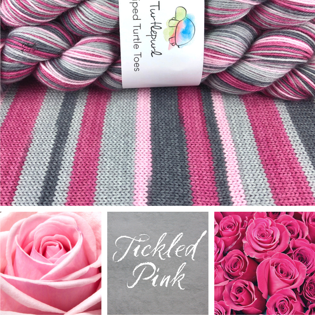 Tickled Pink - Merino Sock Yarn