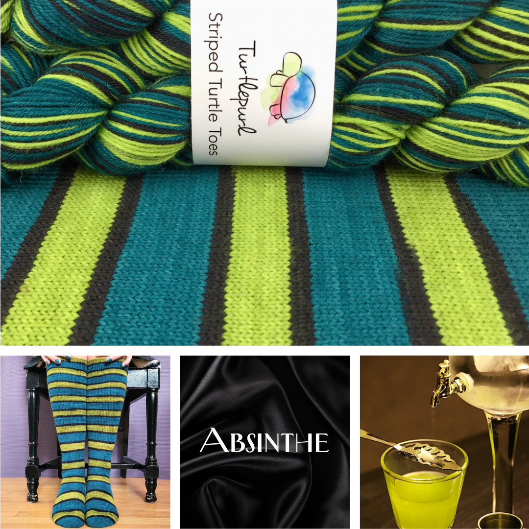 Absinthe - Merino Sock Yarn