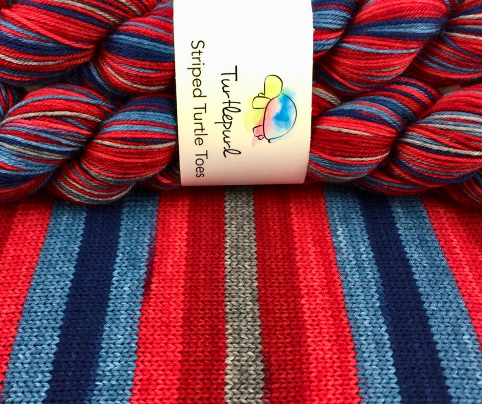 Nautical Sunset - Merino Sock Yarn