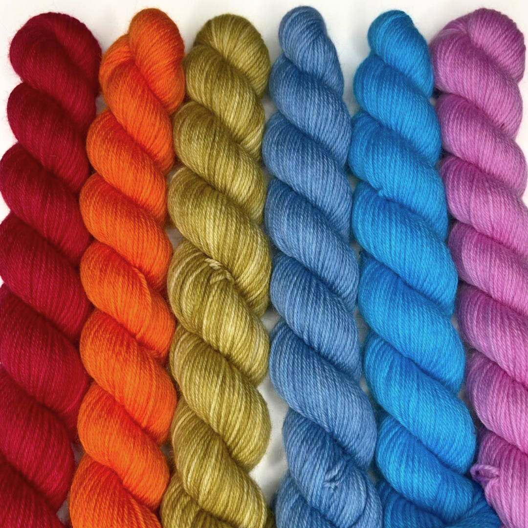Heel and Toe Skeins Bundle #1 - Merino Sock Yarn