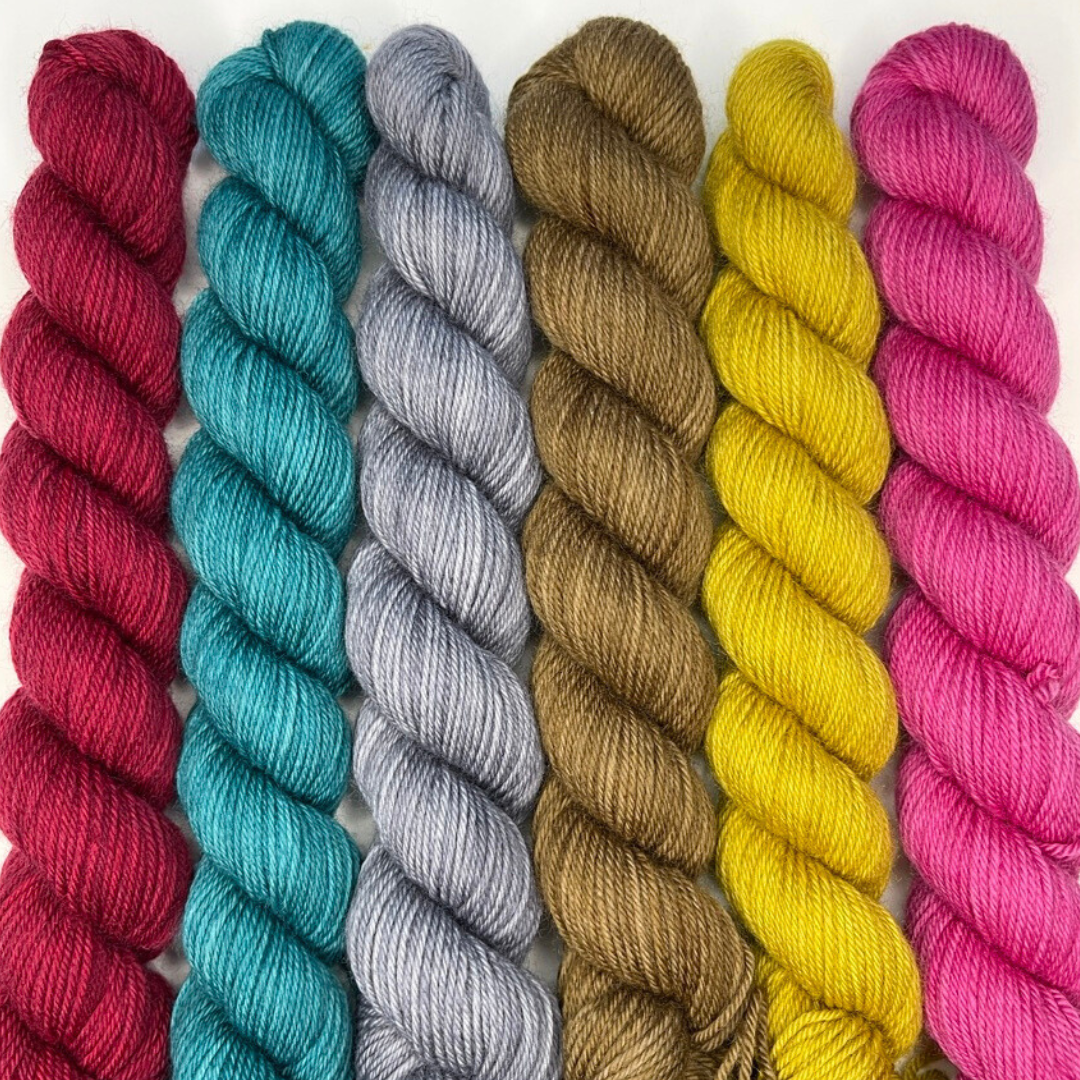 Heel and Toe Skeins Bundle #20 - Merino Sock Yarn