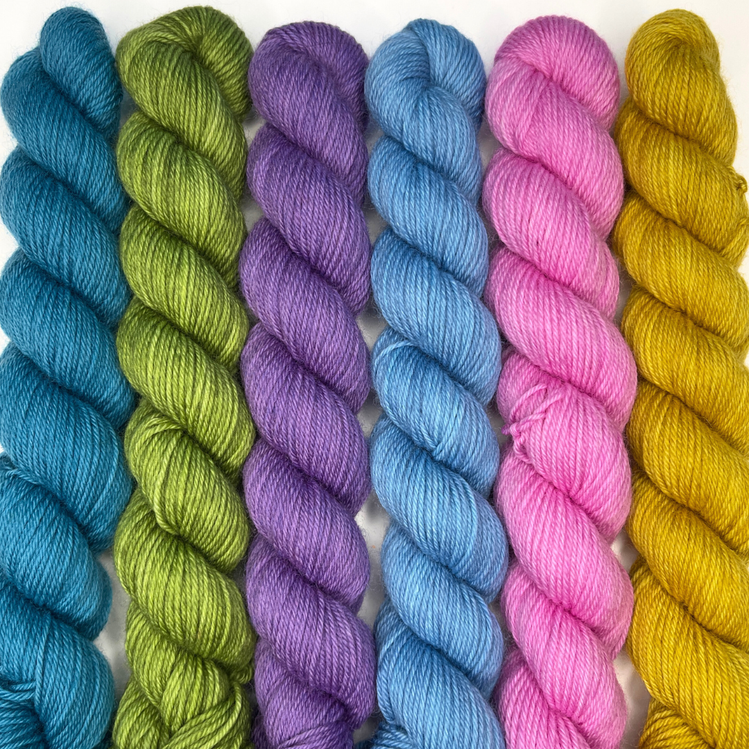 Heel and Toe Skeins Bundle #24 - Merino Sock Yarn