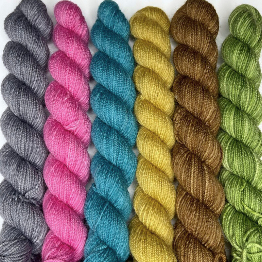 Heel and Toe Skeins Bundle #2 - Merino Sock Yarn