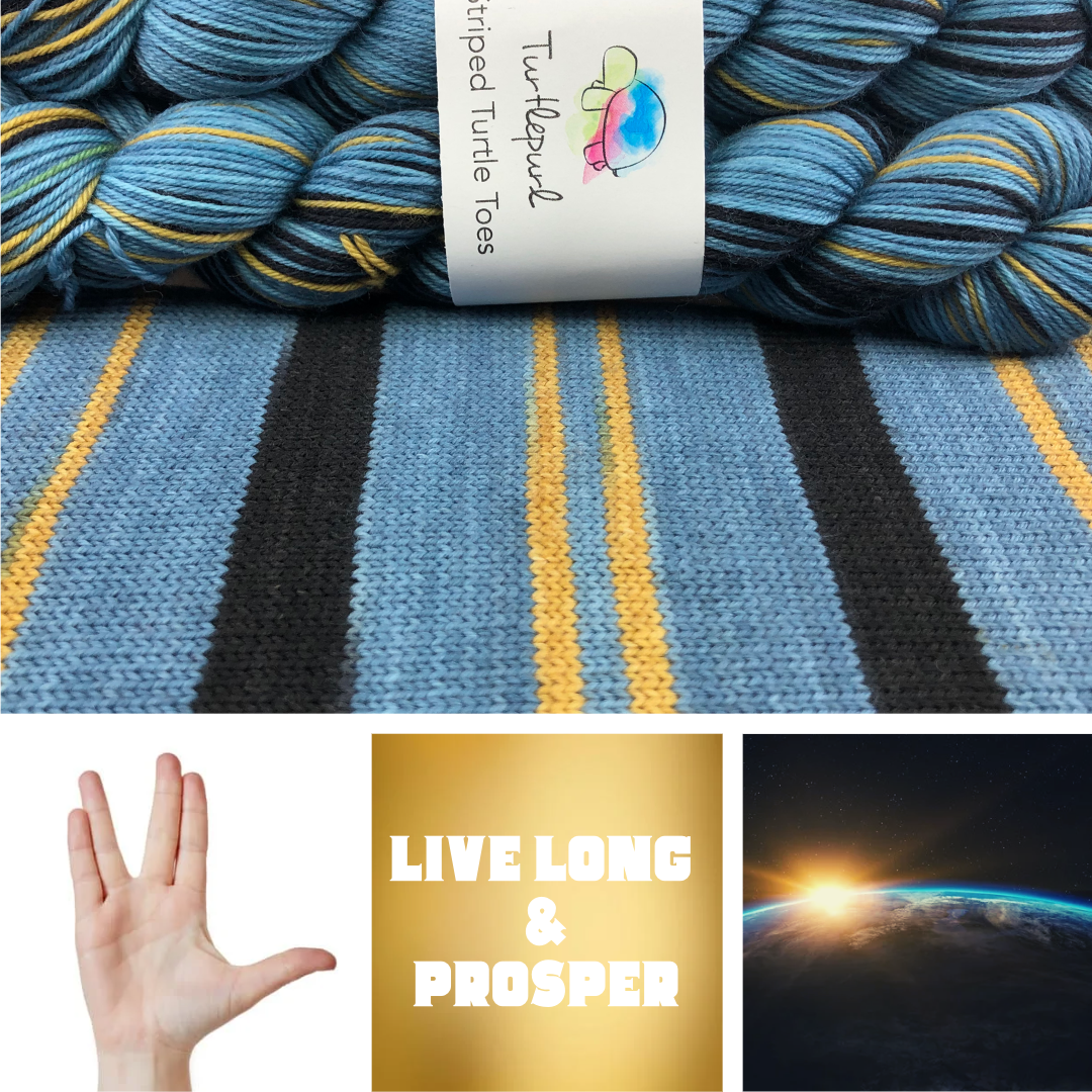 Live Long and Prosper - Merino Sock Yarn