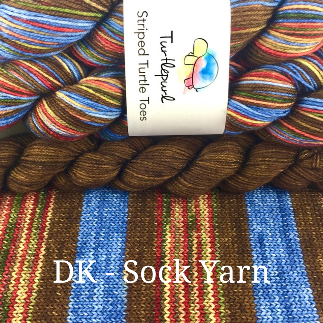 Gatineau Fall With Heel and Toe - Merino DK Sock Yarn