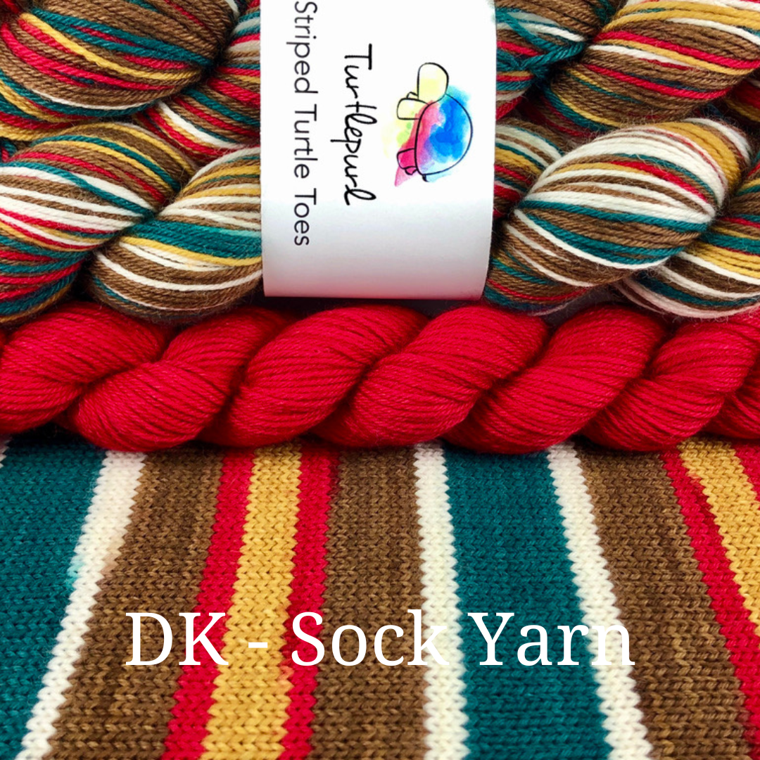 Bird of a Feather With Heel and Toe - Merino DK Sock Yarn