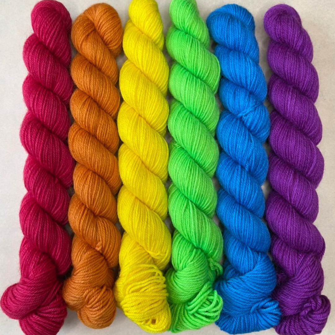 Heel and Toe Skeins Bundle #3 - Merino Sock Yarn
