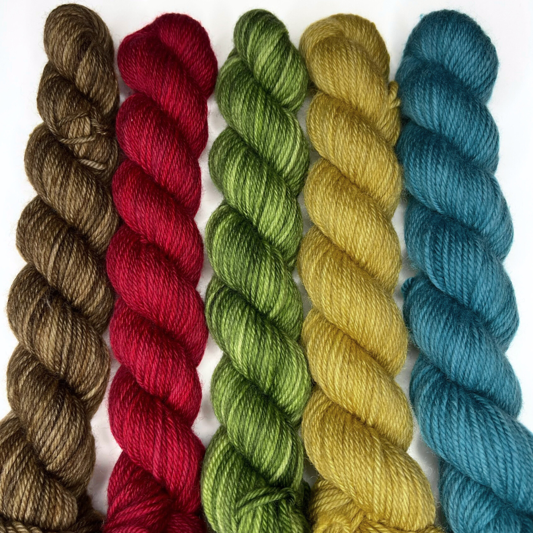 Heel and Toe Skeins Bundle #004 - Merino DK Sock Yarn