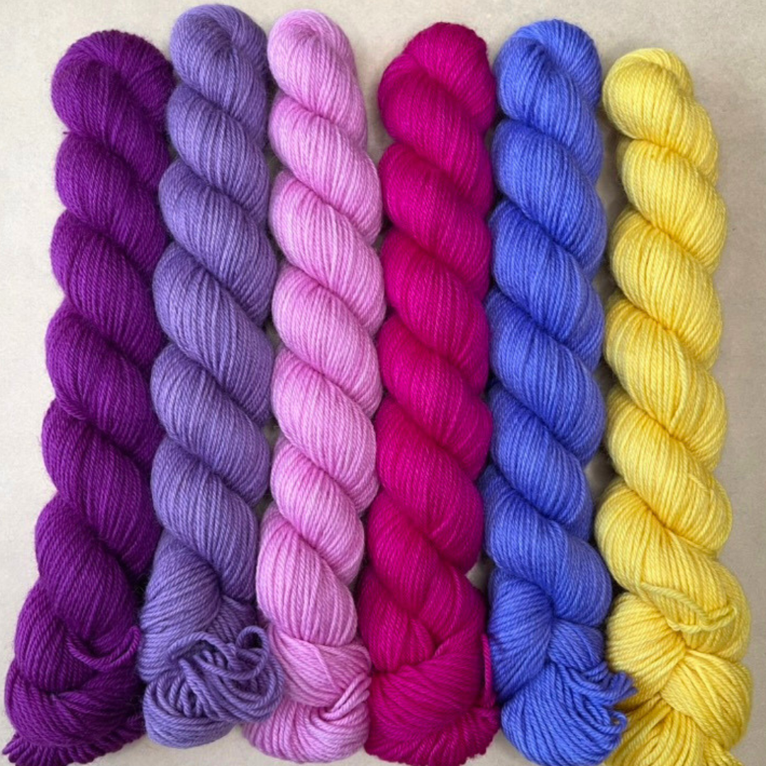 Heel and Toe Skeins Bundle #4 - Merino Sock Yarn