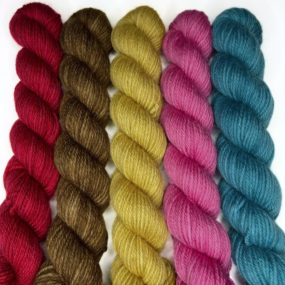 Heel and Toe Skeins Bundle #005 - Merino DK Sock Yarn