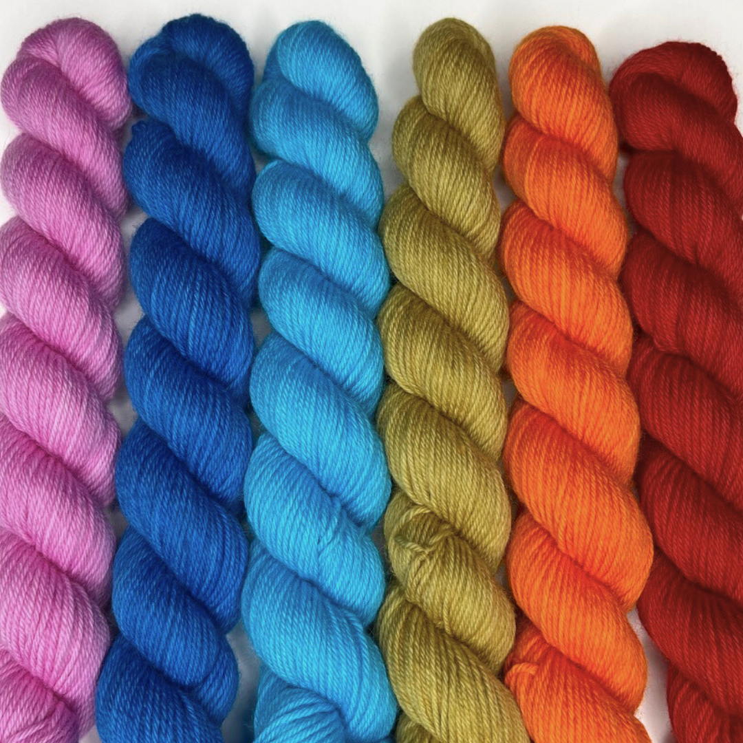 Heel and Toe Skeins Bundle #5 - Merino Sock Yarn