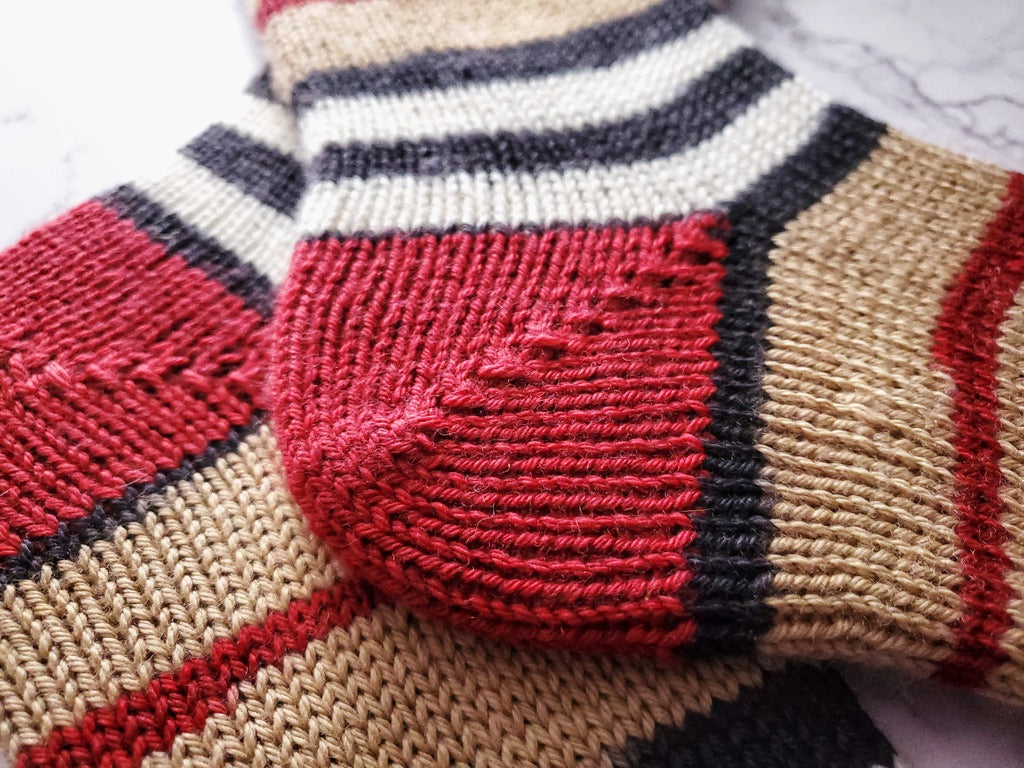 Trenchcoat With Heel and Toe - Merino DK Sock Yarn - Ship by May 9th