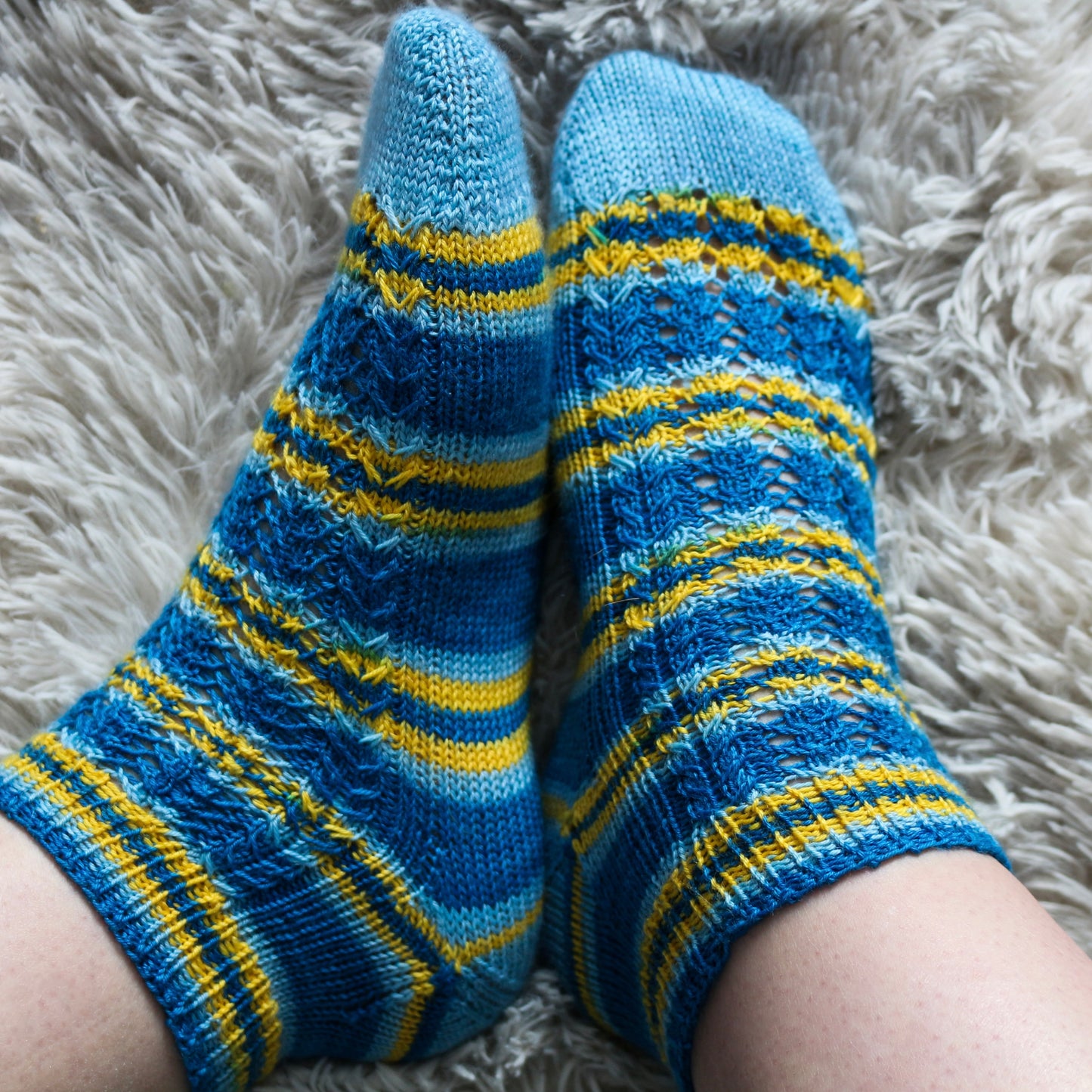 Socks From Away With Heel and Toe - Merino Sock Yarn - Ship by Dec 15th
