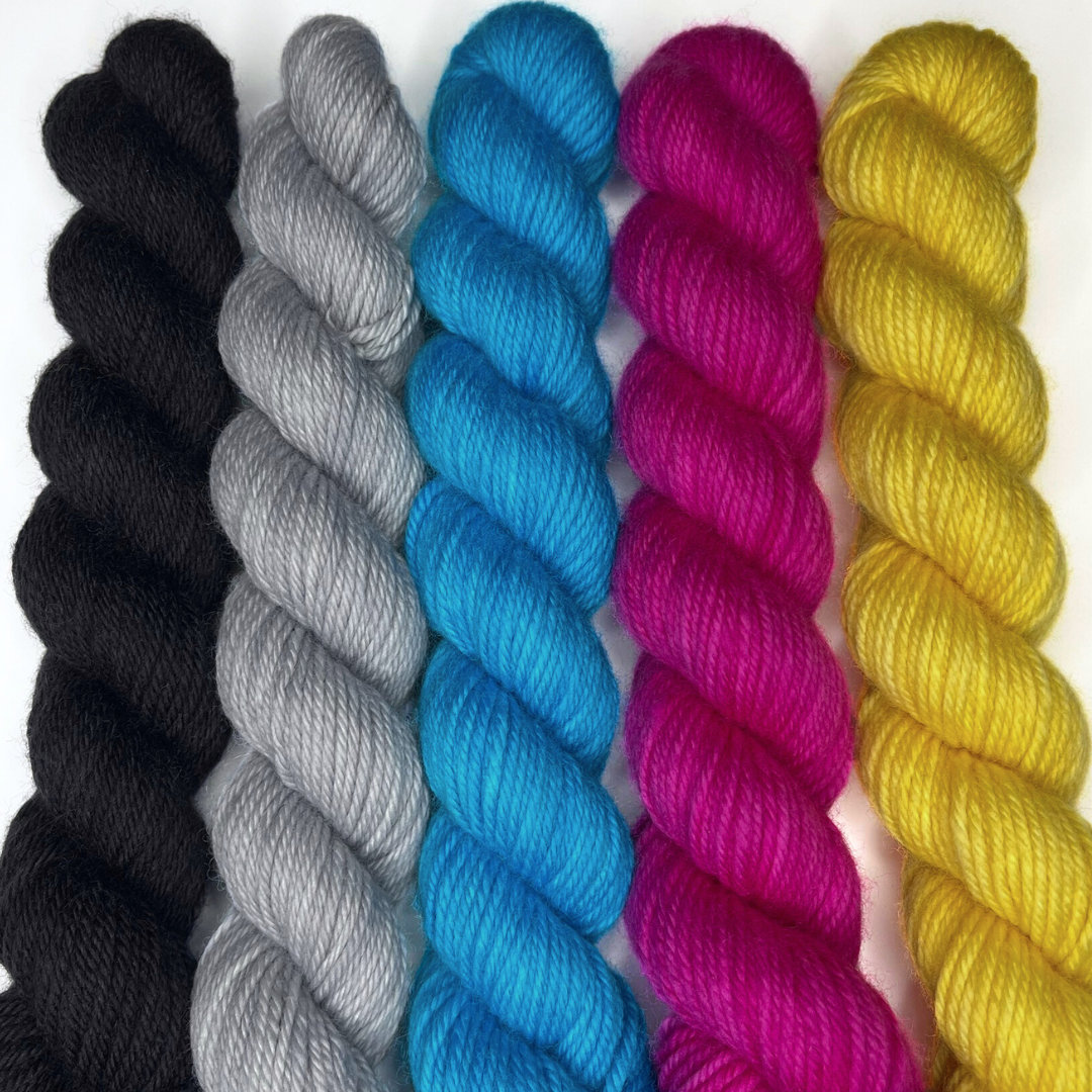 Heel and Toe Skeins Bundle #006 - Merino DK Sock Yarn