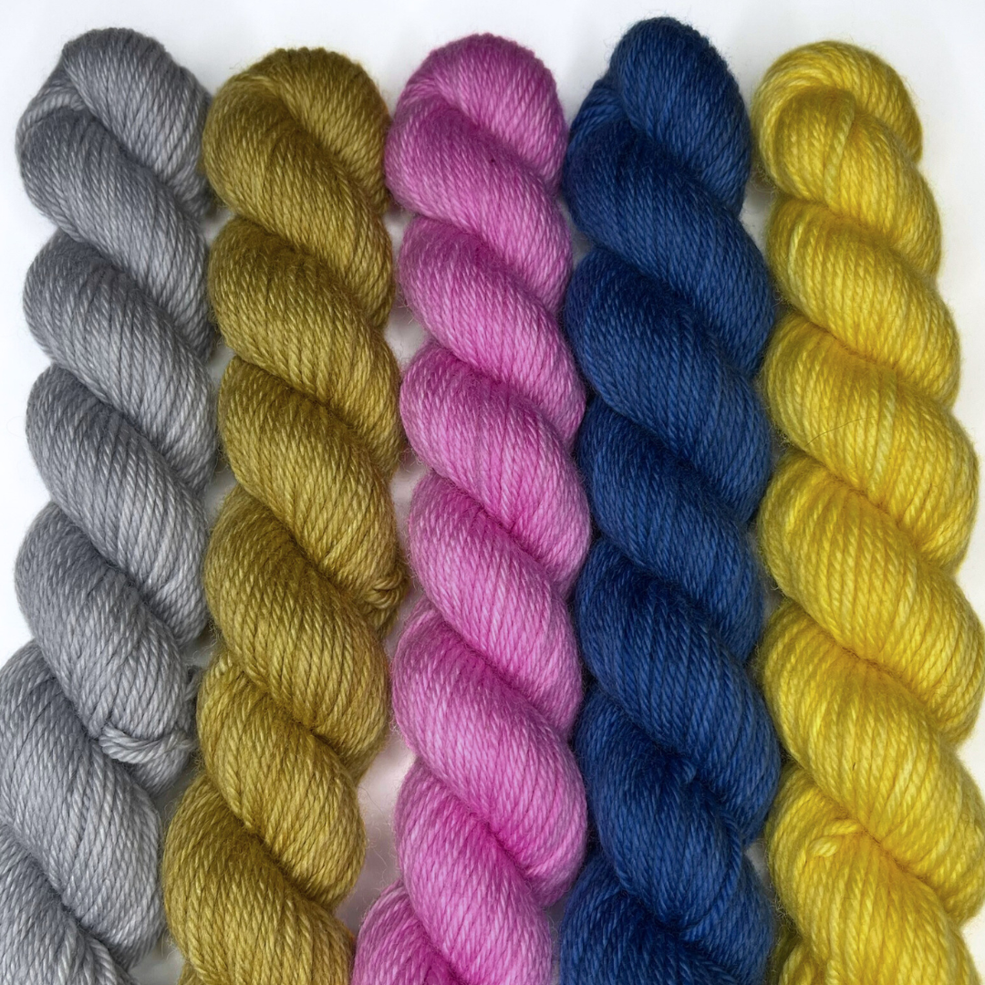 Heel and Toe Skeins Bundle #007 - Merino DK Sock Yarn