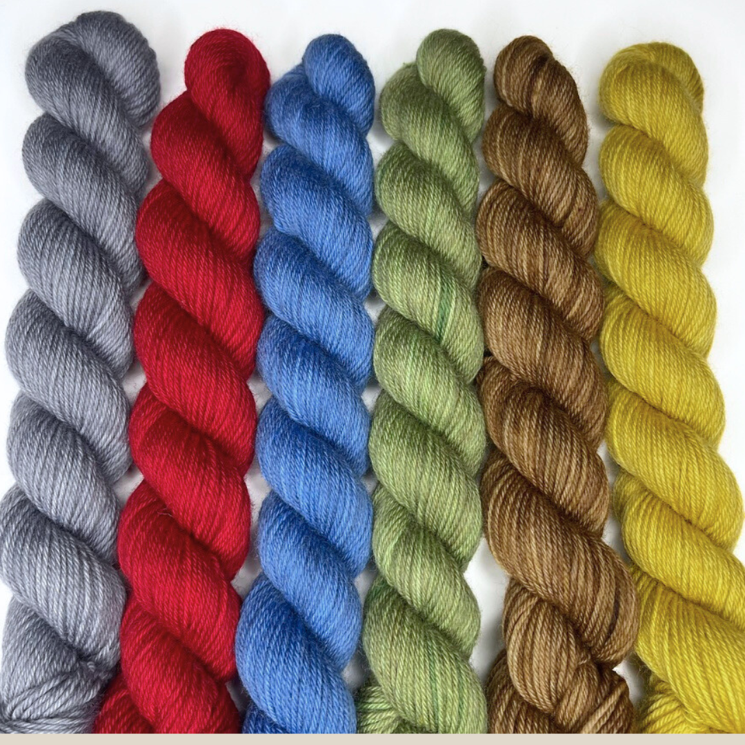 Heel and Toe Skeins Bundle #7 - Merino Sock Yarn