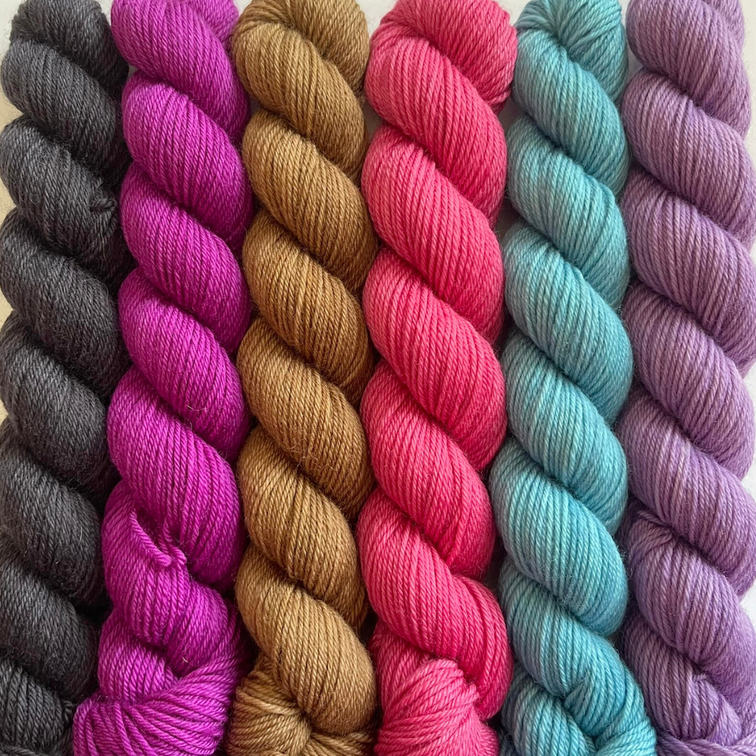 Heel and Toe Skeins Bundle #9 - Merino Sock Yarn