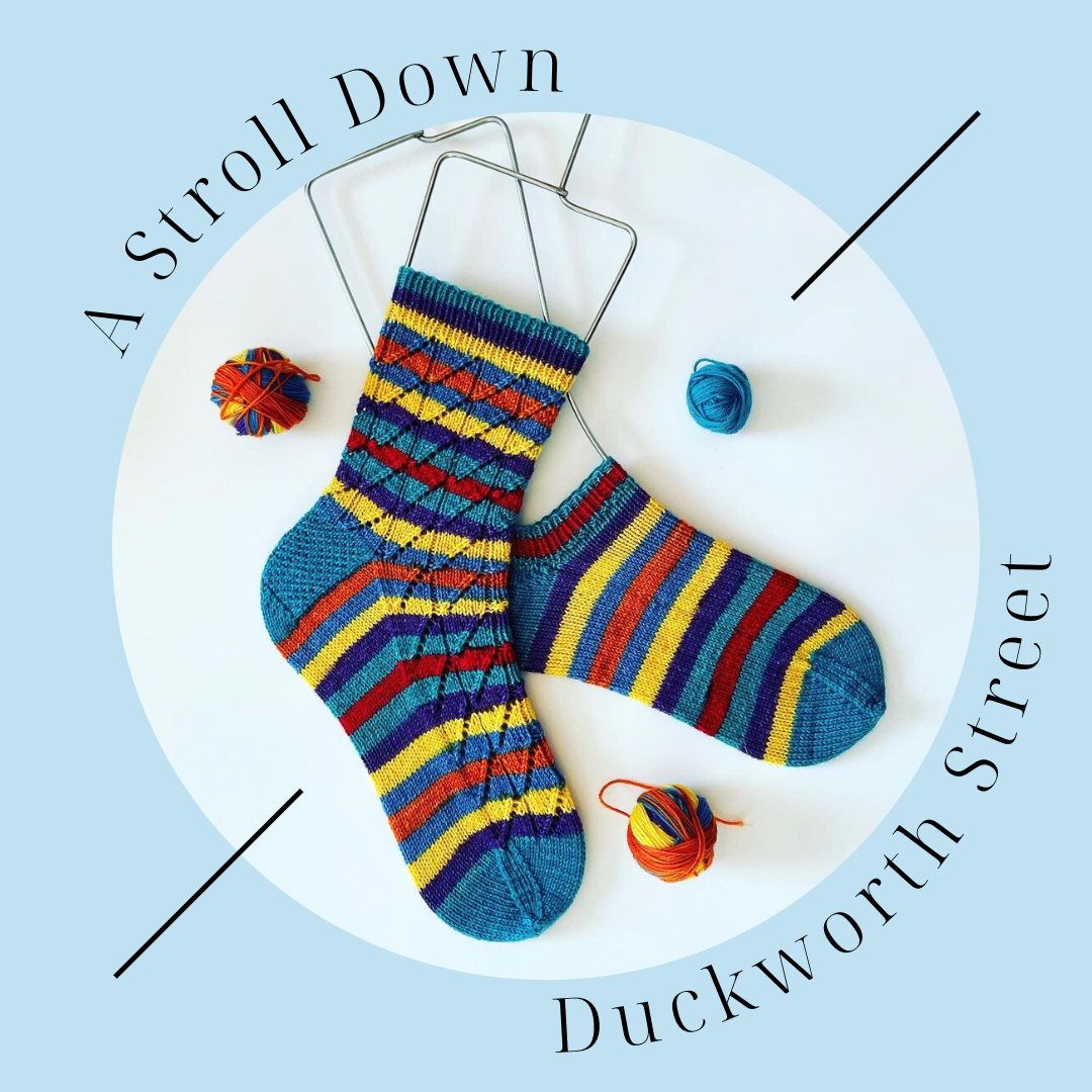 A Stroll Down Duckworth Street With Heel and Toe - Merino Sock Yarn - Ship by May 23rd