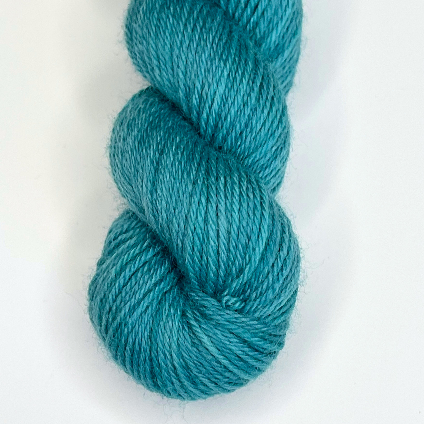 Teal Green "A Stroll Down Duckworth Street" - Heel and Toe Skein Merino Sock Yarn