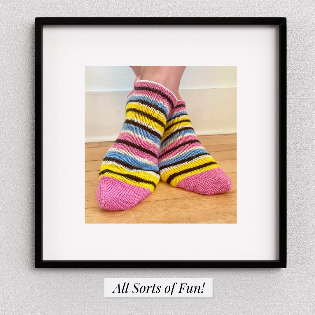 All Sorts of Fun! With Heel and Toe - Merino Sock Yarn