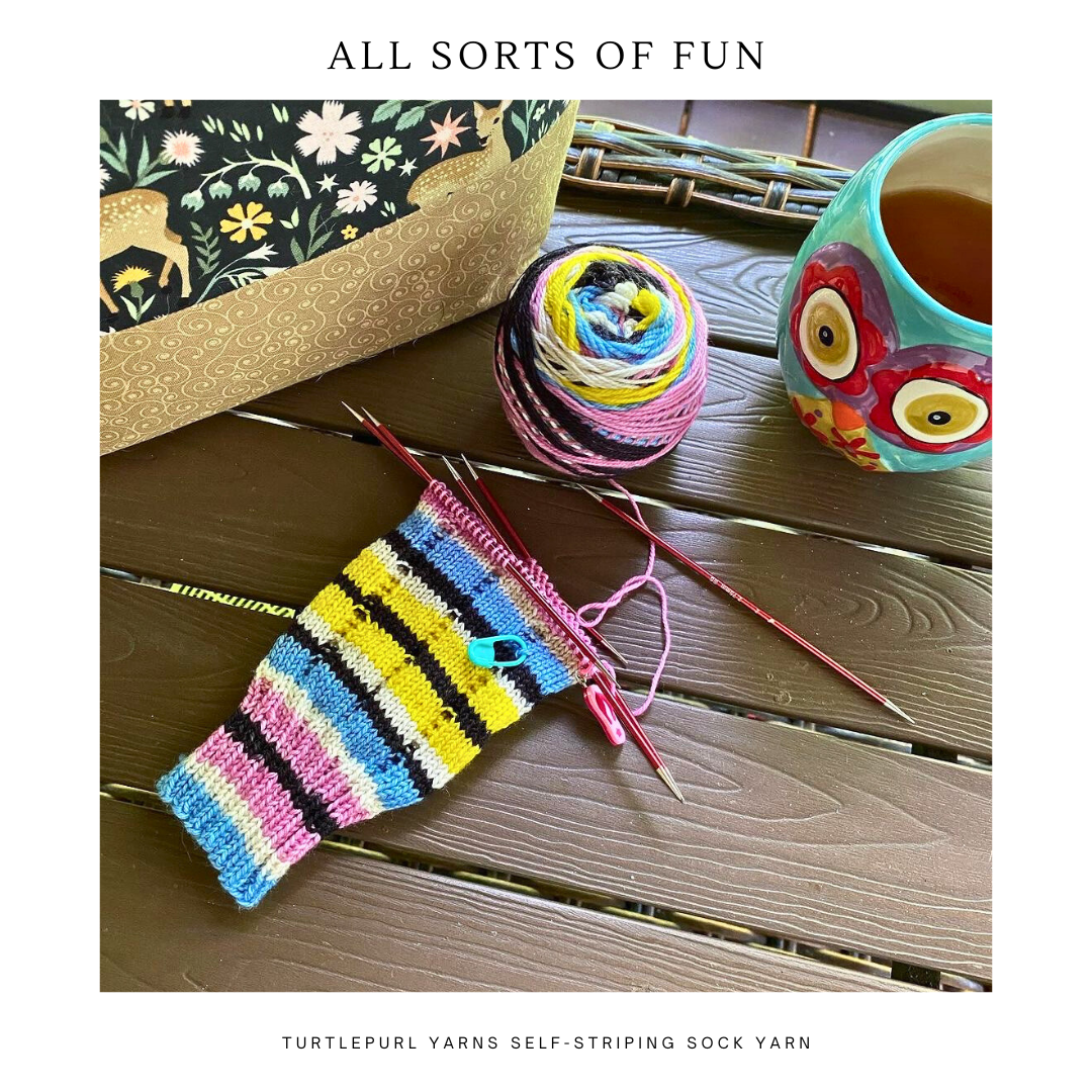 All Sorts of Fun! With Heel and Toe - Merino Sock Yarn