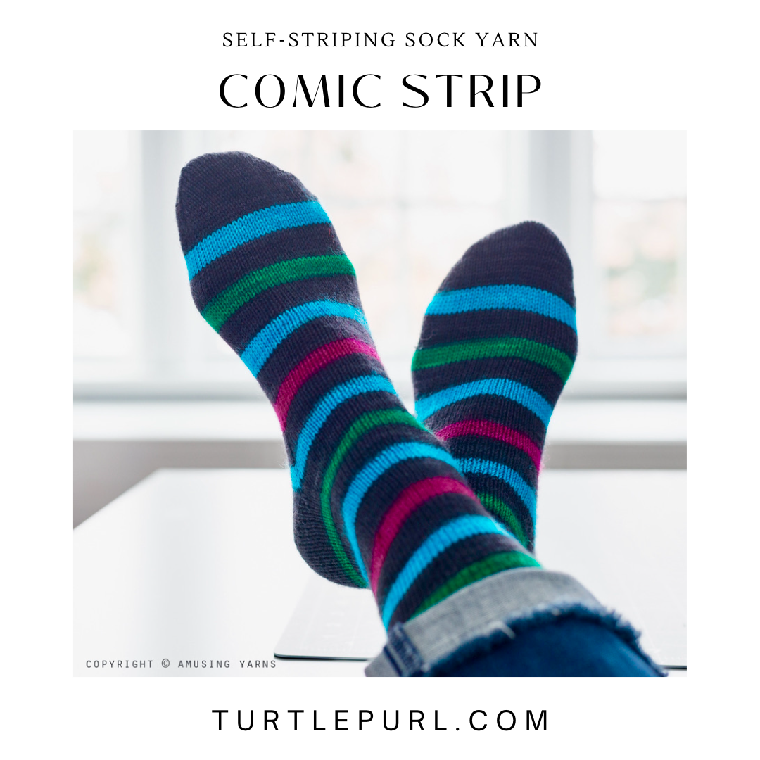 Comic Strip - Merino Sock Yarn