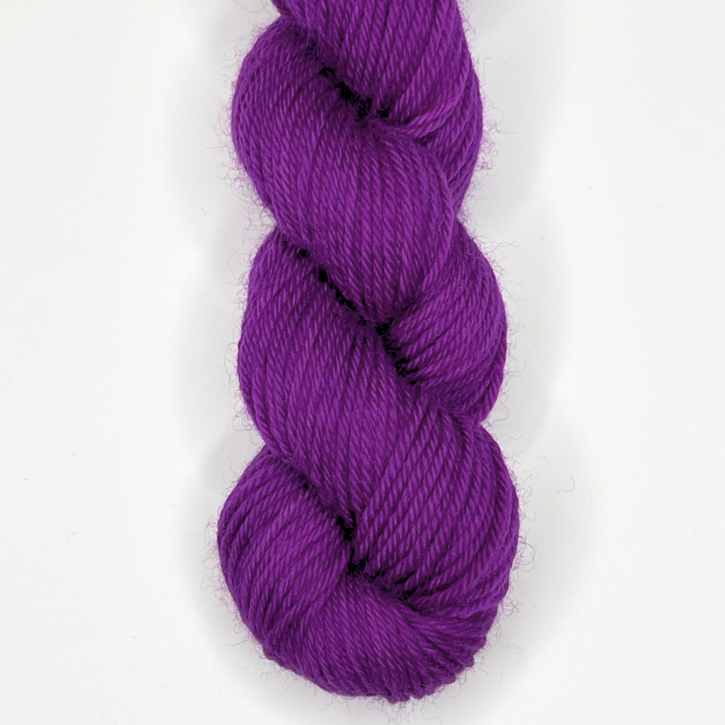 Deep Berry "Crushed!" - Heel and Toe Skein Merino Sock Yarn