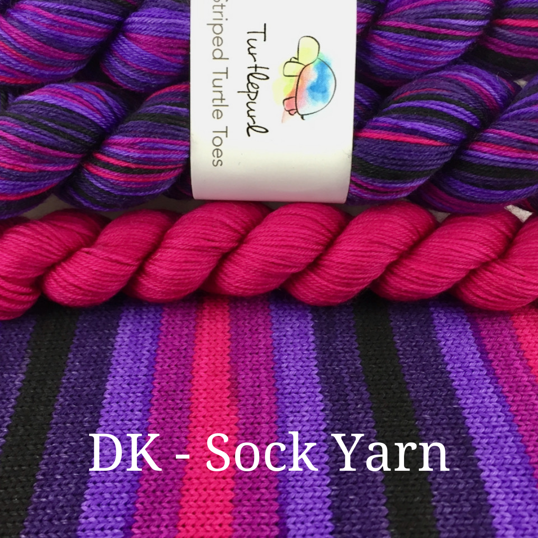 Derby With Heel and Toe - Merino DK Sock Yarn