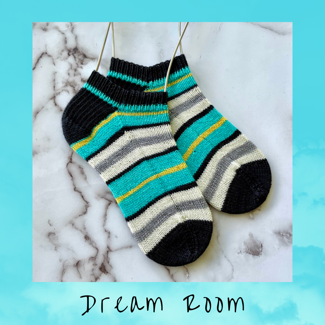 Dream Room With Heel and Toe - Merino Sock Yarn - Ship by Nov 3rd