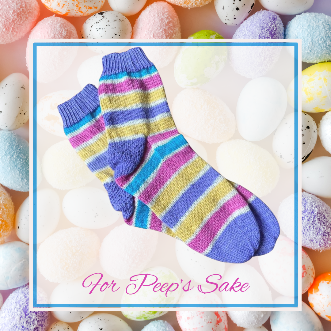 For Peeps Sake With Heel and Toe - Merino Sock Yarn - Ship by Dec 22nd