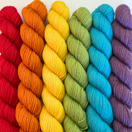 Heel and Toe Skeins Bundle #1 - Merino Sock Yarn