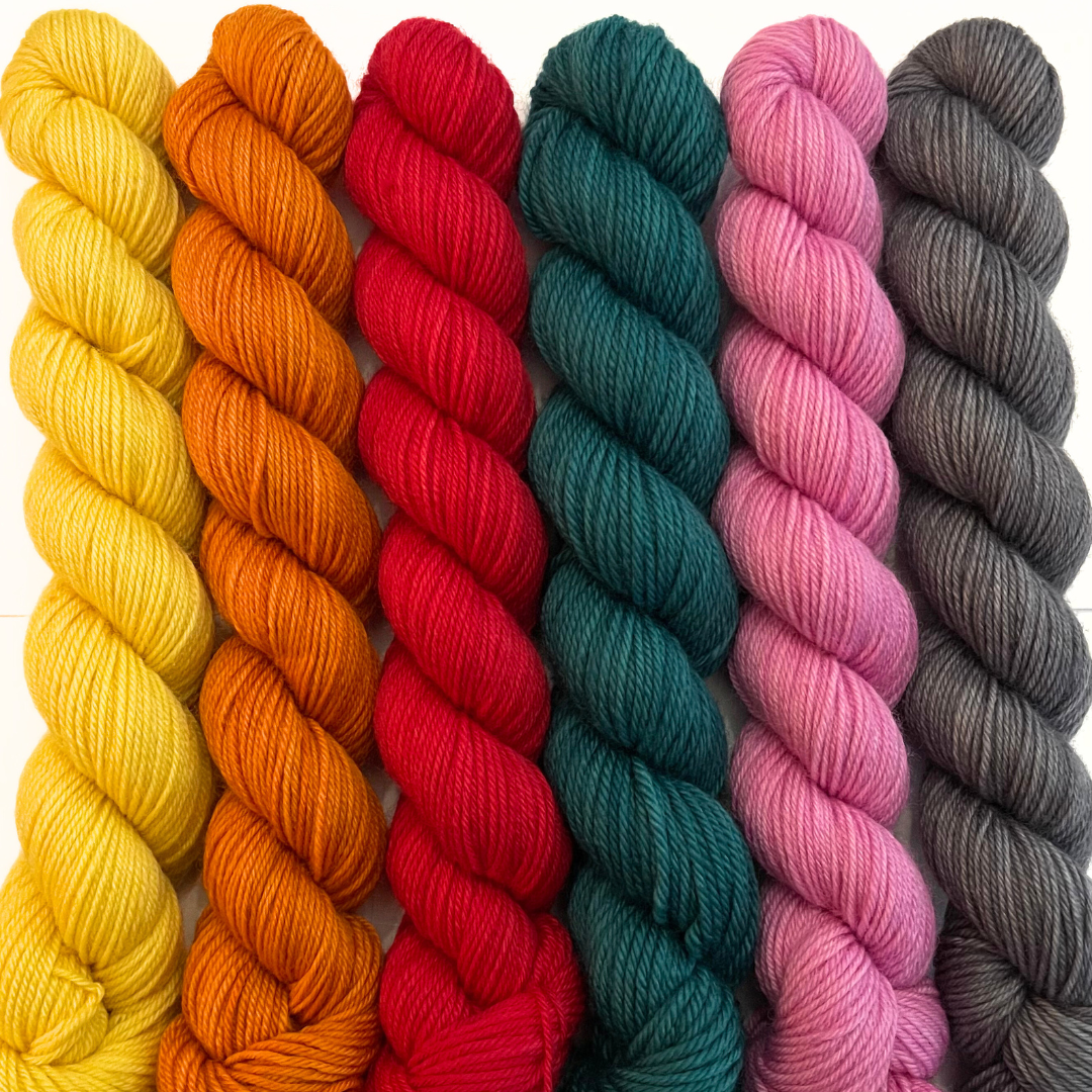 Heel and Toe Skeins Bundle #14 - Merino Sock Yarn