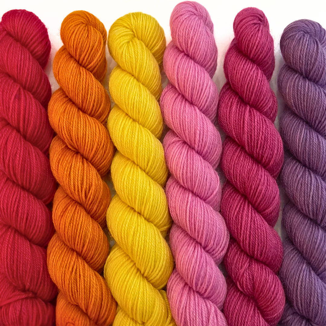 Heel and Toe Skeins Bundle #9 - Merino Sock Yarn