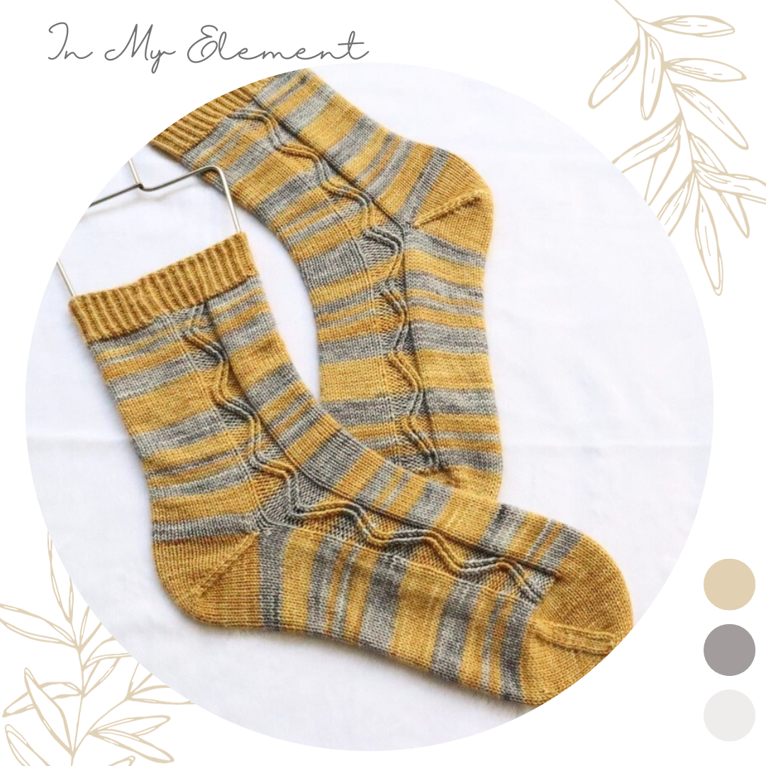 In My Element - Merino Sock Yarn - Ship by Nov 10th