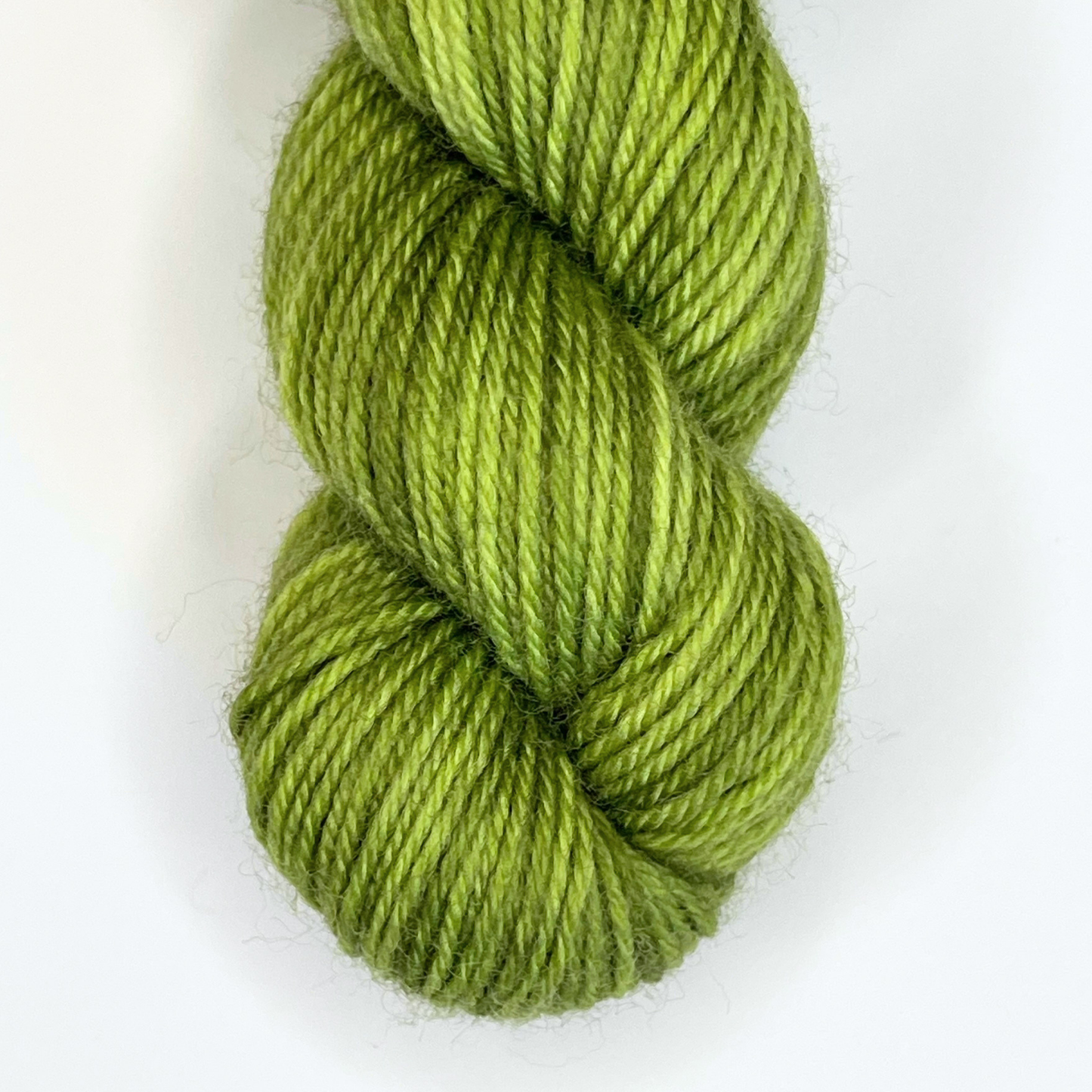Variegated Green "Iris" - Heel and Toe Skein Merino Sock Yarn