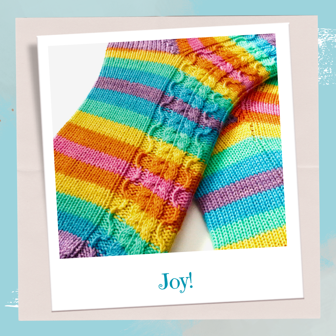 Joy! With Heel and Toe - Merino Sock Yarn