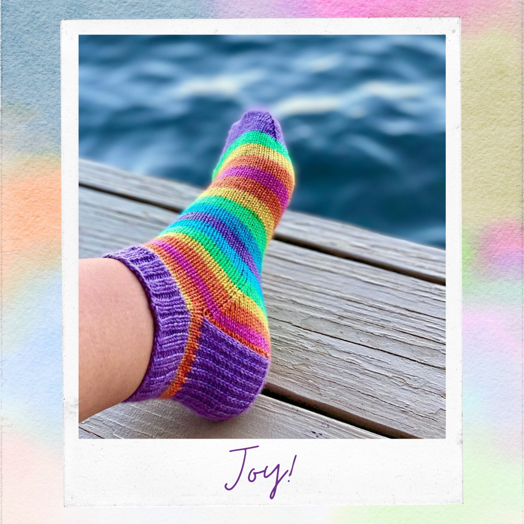 Joy! With Heel and Toe - Merino Sock Yarn