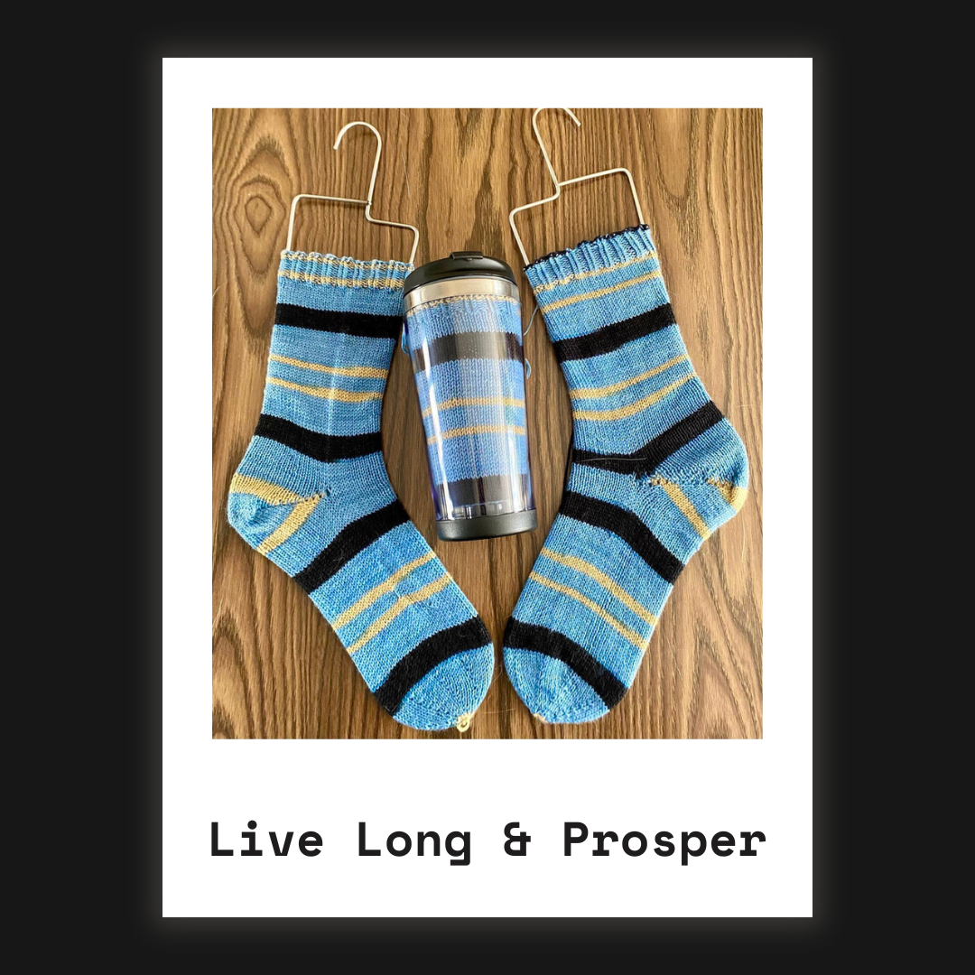 Live Long and Prosper With Heel and Toe - Merino Sock Yarn