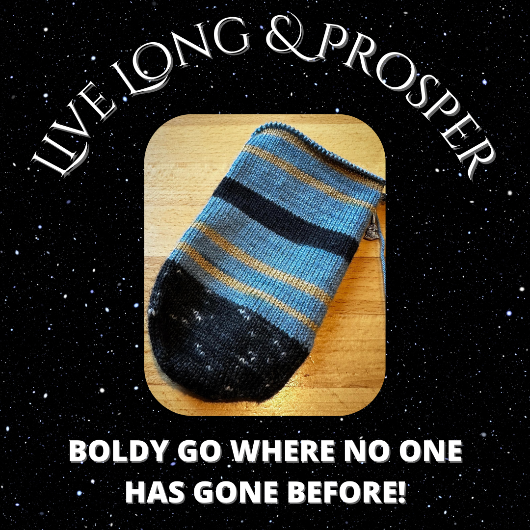Live Long and Prosper With Heel and Toe - Merino Sock Yarn