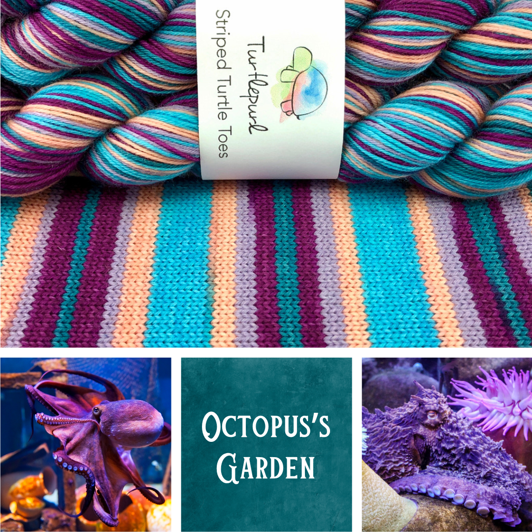 Octopus's Garden - Merino Sock Yarn - Ship by May 2nd
