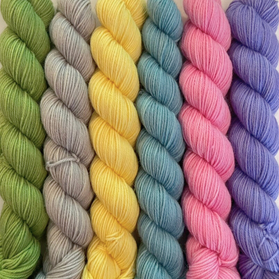 Heel and Toe Skeins Bundle #4 - Merino Sock Yarn